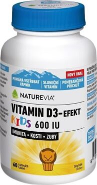 Swiss NatureVia Vitamin D3-Efekt Kids tbl.60
