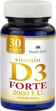 Vitamín D3 FORTE 2000 I.U.tbl.30