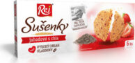 Rej Sušenky grahamové jahodové s chia 120g