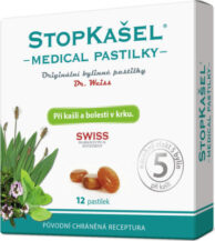 STOPKAŠEL Medical pastilky Dr.Weiss 12 pastilek