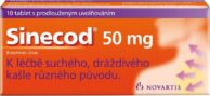 SINECOD 50MG tablety s prodlouženým uvolňováním 10