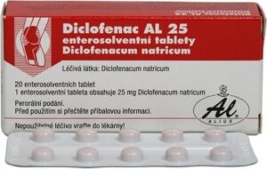 DICLOFENAC AL 25MG enterosolventní tableta 20