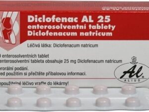 DICLOFENAC AL 25MG enterosolventní tableta 20