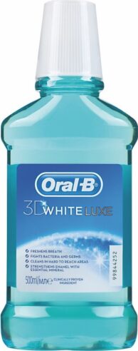 Oral-B Ústní voda 3D White Luxe 500ml