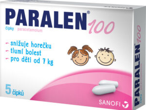 PARALEN 100MG čípek 5