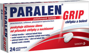 PARALEN GRIP CHŘIPKA A BOLEST 500MG/25MG/5MG potahované tablety 24 I