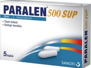 PARALEN 500MG čípek 5