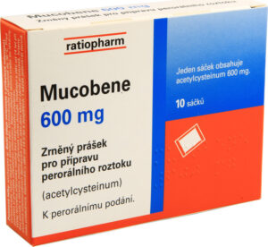 MUCOBENE 600MG perorální GRA SOL SCC 10