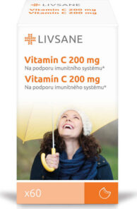 LIVSANE Vitamin C 200mg CZ tablety 60ks