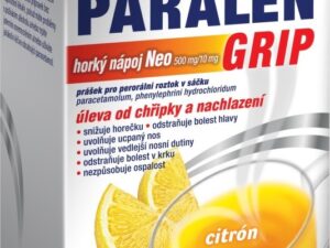 PARALEN GRIP HORKÝ NÁPOJ NEO 500MG/10MG perorální PLV SOL SCC 12