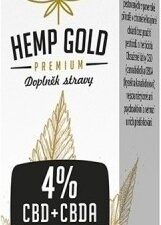 CBD+CBDA 4% konopný olej Hemp Gold 10ml