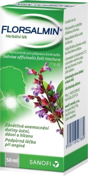 FLORSALMIN koncentrát pro přípravu kloktadla 1X50ML