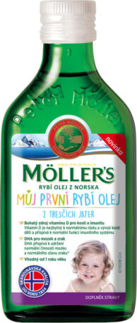 Mollers Omega 3 Můj první rybí olej 250ml