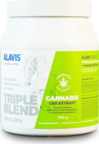 ALAVIS Triple blend Extra silný+ Cannabis CBD 700g