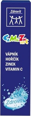 Zdrovit CaMgZn+Vitamin C 20 šumivých tablet
