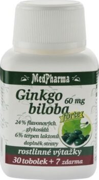 MedPharma Ginkgo biloba 60mg Forte tob.37