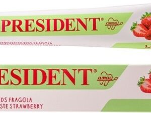 PresiDENT Zubní pasta gel děti 3-6let Jahoda 50ml