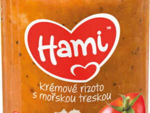 Hami příkrm krémové rizoto +mořská treska 200g 8M C-22