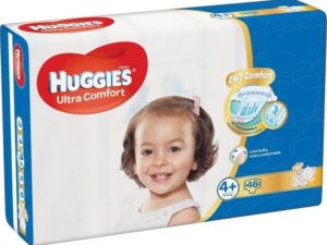 HUGGIES Ultra Comfort Jumbo vel.4+ 10-16kg 46ks