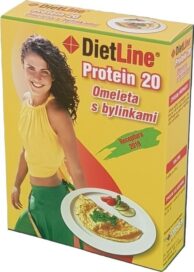 DietLine Protein 20 Omeleta s bylinkami 3x30g