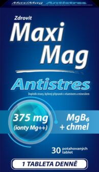 MaxiMag Antistres 375mg Mg+B6+chmel 30 tablet
