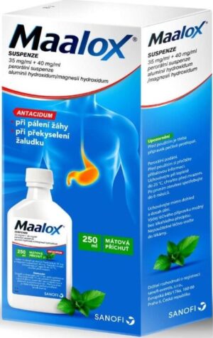 MAALOX SUSPENZE 35MG/ML+40MG/ML perorální SUS 1X250ML II