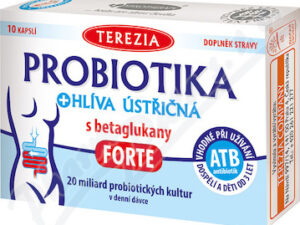 Terezia Company PROBIOTIKA + hlíva ústřičná s betaglukany FORTE 10 kapslí