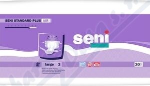 SENI STANDARD AIR PLUS LARGE KALHOTKY ABSORPČNÍ PRODYŠNÉ NOČNÍ, BOKY 100-150CM,