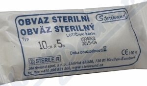 Obin.hydrofil.pletené ster.10cmx5m/1ks Steriwund