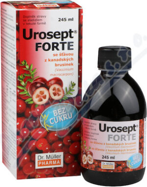 Urosept Forte bez cukru 245ml Dr.Müller