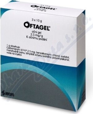 OFTAGEL 2,5MG/G oční podání GEL 30G