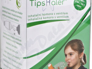 TIPS-HALER INHALAČNÍ KOMORA S VENTILEM PRO INHALÁTOR ODMĚŘENÝ - II. jakost