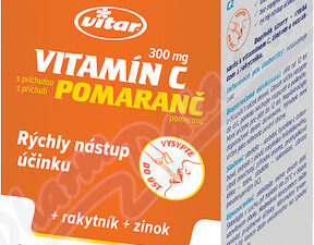 VITAR Vitamin C 300 mg+rakytník+zinek sáčky 20x2g