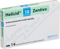 HELICID 10MG enterosolventní tvrdé tobolky 14 I