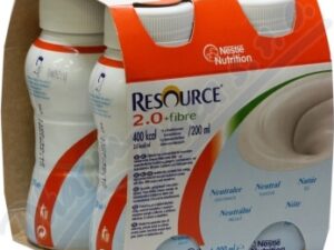 RESOURCE 2.0 FIBRE NEUTRÁLNÍ PŘÍCHUŤ perorální SOL 4X200ML - II. jakost