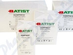 KOMPRESY NESTERILNÍ 7,5X7,5CM,4 VRSTVY,NETKANÝ TEXTIL,100KS