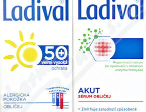 LADIVAL Obličej DUO Akut 50ml+Alerg OF50+ gel 50ml