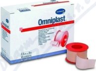 Náplast Omniplast textilní 5cmx5m 1ks