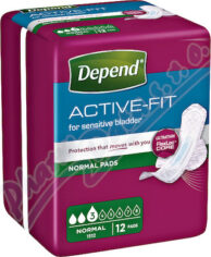 Depend Active-Fit Normal inkont.vložky ženy 12ks