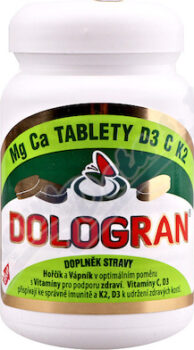 DOLOGRAN tablety Mg Ca D3 C K2 tb.60 (90g)