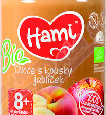 Hami ov. příkrm BIO ovoce +kousky jablíček 200g 8M C-199