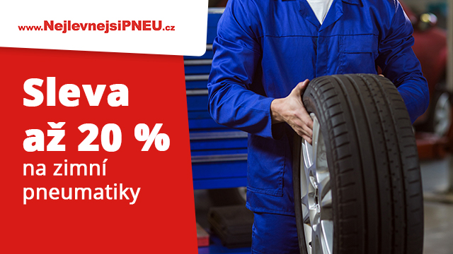 Zimní pneumatiky se slevou AŽ 20 %